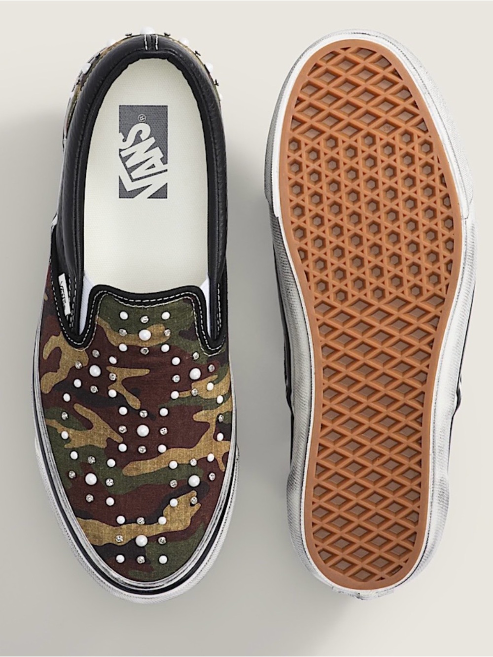 New in Box, Rare Van’s Classic Slip-on in Pearlized Camo - Men’s 8/Women’s 9.5 - Picture 5 of 10